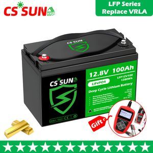 CSSUN CE MSDS Approved Litium batterie litio li ion Lithium lifepo4 lipo4 12v Solar Energy System Battery 100Ah 200Ah 300Ah