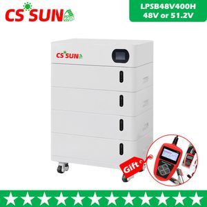 CSSUN 5kwh 10kwh 15kwh 20kwh 25kwh 51.2V LiFePO4 Battery + 5kw inverter for home use solar energy storage system 48V Lithium Li ion