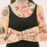 Cmyk Body Art Temporary Tattoo Sticker Nontoxic Full Color Tattoos for Children