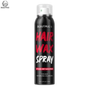 Aerosol Can Supplier Hair Spray Wax Invisible Texture Mist for Hair Styling Volumizing Body Dimension Tames Flyaways Spray-Wax