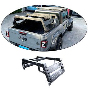 Wholesale 4x4 Vehicle exterior Aftermarket Accessories  Mn-steel Truck Bed Rack system Roll Bar for Toyota Tacoma Tundra Hilux