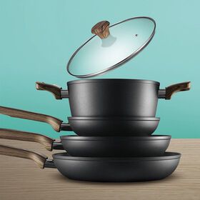 ASD Kitchen Non Stick Cooking Pot And Pan Wholesale Saucepan Cookware Sets