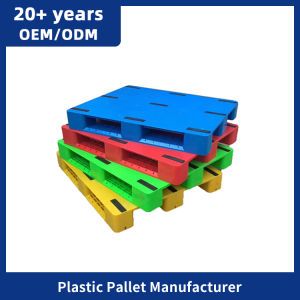 Wholesale Heavy Duty Industrial 3 Runners Reusable Closed Deck Food Grade Hygenic Euro Plastic Pallet