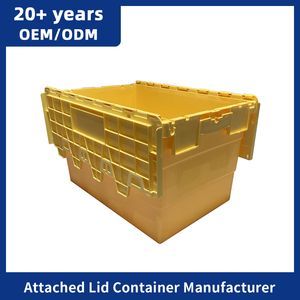 Wholesale Mobile Box Cover Containers Stacking and Nesting Flat Noodles Box Manufacturing 600X400 Plastic Flat Noodles Box
