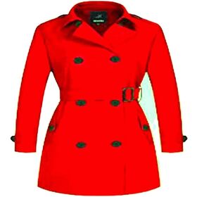 Customising Fashionable women Trench coat good quality bulk manufacturing and exporting Daisy apparel in India