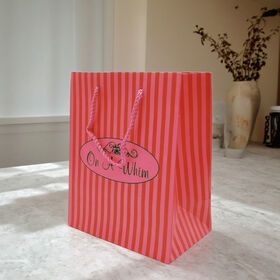Custom Printed Retail Boutique Packaging Gift Paper Bag Small Luxury Cardboard Paper Bags
