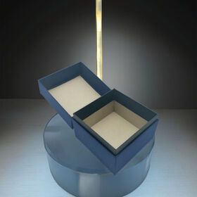 Custom Exquisite Jewelry Box Jewelry Bottom Lid Packaging Paper Boxes Cardboard Jewelry Paper Box With Lid