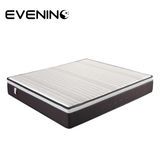Luxury Silk Fabric Natural Latex Foam Layer Pocket Coil Mattress Bed for Home Furniture