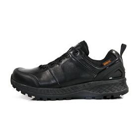 HOTPOTATO men's eVent shining leather waterproof hiking boots outdoor dress shoes T33 black