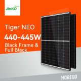 Jinko Solar Tiger Neo N Type All Black Solar Modules 440W 435W 430W Solar Panel for Home System