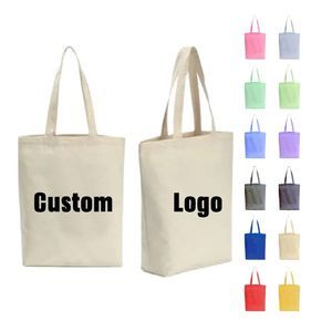 Canvas Bags Reusable Shopping Cotton Tote Bags with Custom Printed Logo