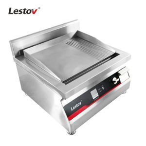 Tabletop Electric Induction Griddle Stainless Steel Commercial Kitchen Appliance Supplier