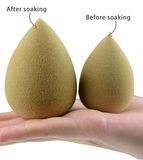 High Biodegradable Teardrop Shape Extra Soft Cosmetic Face Beauty Sponge Plant Base Makeup Puff Blending Sponge for Bb Cream Make up