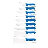 9 PCS Butcher Knife Set Chef Butcher Chopper Skinning Boning Knife 3Cr13 Stainless Steel PP Handle Kitchen Knives Sets