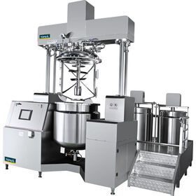 Grease Soap Cosmetic Pharmaceutical Hand Sanitizer Cream Blender Paint Mixing Machine Vacuum Emulsifying Mixer Industrial Price