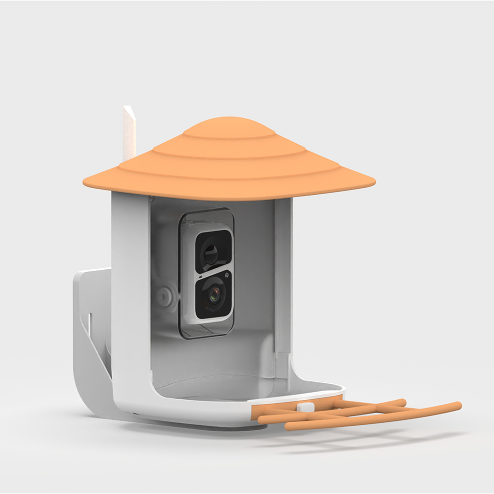 Smart Solar Outdoor Waterproof AI Detect 10,000 Birds Species Squirrel-proof Bird Feeder With Camera