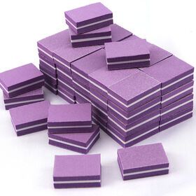 Mini Sponge Nail Buffer File Blocks Sanding Polishing 100/180 Double Sided Nail Art Files Buffer Manicure Kit Accessories