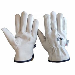 Safety Soft Goatskin Leather Driver Construction Working Gloves Industrial