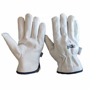 Safety Soft Goatskin Leather Driver Construction Working Gloves Industrial