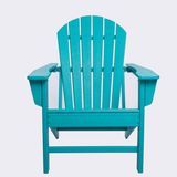 Life Outside Outdoor Weather Resistant Polywood Folding Adirondack Chair for Garden Furniture