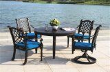 Garden Patio Luxury Furniture Cast Aluminum Chat Group Set Outdoor Furniture Cambridge 5PC Dining Set
