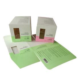 colorful pink paper tube box for cosmetic black cosmetic paper box delicate appearance paper cosmetic box