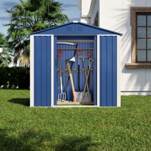 Outdoor Tool Shed House Metal Storage Garage Cabinet