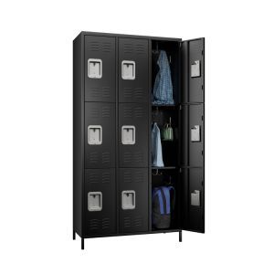 9 Door Metal Storage Locker Cabinet Gym Locker Metal Storage Locker