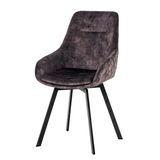 Luxury Nordic Design Dining Furniture Sillas Metal Leg Upholstery Fabric Modern Velvet Dining Chairs for Dining Room Restaurant