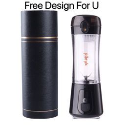 OEM electric portable blender cup,mixer shaker juicer,6 blade usb smoothie rechargeable fruit juice