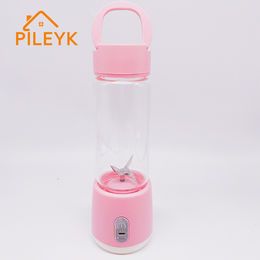 Custom logo portable blender 2020 mini juicer,6 blades USB rechargeable smoothie blender commercial