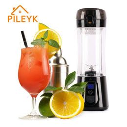 OEM hand portable blenders,powerful 6 blades usb juicer maker blender smoothie for personal kitchen