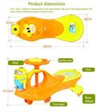 with Front Toys Swing Car Twist Car Plastic Ride on Car