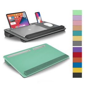 lap travel desk foam portable laptop stand with cushion knee laptop pillow multifunctional portable laptop lap desk cushion