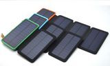 Factory Price 2018 New Wireless Foldable Solar Panel Portable 10000mAh 2A Dual USB Solar Charger Power Bank