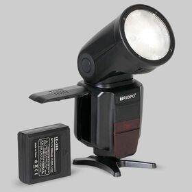 TRIOPO factory professional speedlite front TTL Round Head Camera Flash lights simliar as godox V1 version for C N brands camera