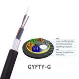 GYFTY-G Loose Tube Single Jacket All Dielectric Fiberglass Yarn Reinforced 12 Core Fibra Optical Cable