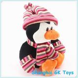 Cute Penguin with Hat & Scarf Plush Toys