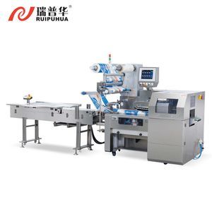 Hamburgers Noodles Frozen Dumplings Food Belt Feeding Servo Packaging Machine 508s