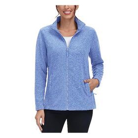 Women's Long-Sleeve Full-Zip Polar Soft Fleece Jacket spring outdoor causal coat