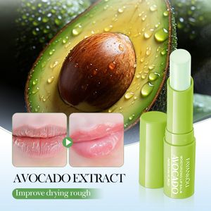 OEM FAYANKOU Private Label Hot Selling Avocado Jelly Moisturizing Lip Balm Fruit Vitamin C Anti-Cracking Repair Sleep Lip Balm