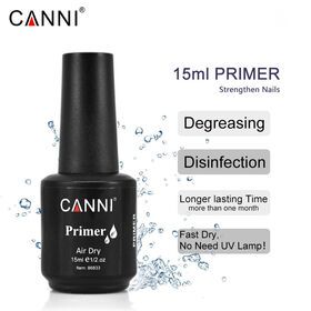 CANNI  15ml Primer Base No Wipe Top Coat Enamel Nail Gel Polish No Sticky Layer No Wipe Top Coat Reinforce Gel Tempered Topcoat