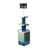 Baby Infant Products 3 Tiers Cardboard Pallet Hexagon Display Shelves
