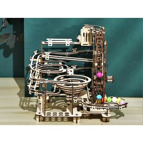 Adult 3D Wood Wooden Puzzles Marble Run Model KitPopular