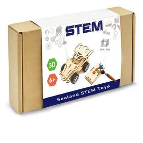 Diy Wooden Stem Building Truck Build Up Assembly Wood Toys Educational Wooden