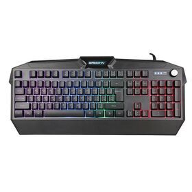 GK-8730 LED Backlit Mechanical Feel 104 Key Teclado Gamer Wired Anti-ghosting Ergonomic Laptop Membrane Keyboards for Gaming
