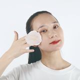 Private Label Extra-Softness Microfiber Round Cotton Face Cleansing Powder Magic Remover Makeup Remover Pads