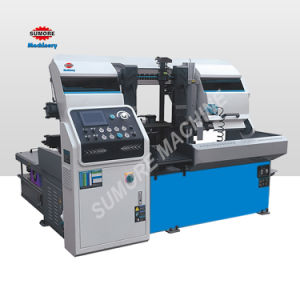 330mm Horizontal Semi Automatic Band Saw CNC Metal Cutting Hack Bandsaw Machine PLC Control BS330b BS330A 330b 330A