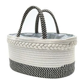 good price cotton rope moses basket designer baby diaper bags caddy nappy caddy baby diaper