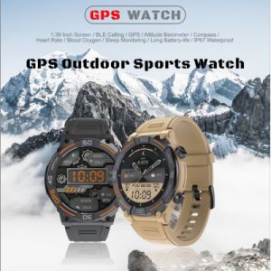 Smart Watch Waterproof Fitness Smart Watches Portable GPS Watch Sport Smartwatch Round Smart Watch Supplier